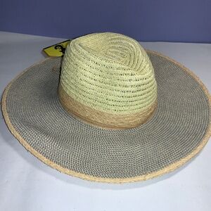 Sunday Afternoons Woven Sun Hat sz M adjustable packable New
